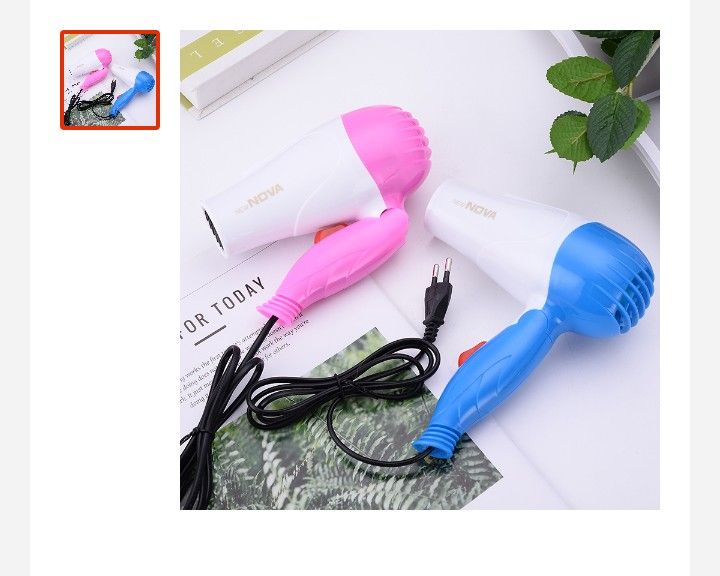 Nova Hair Dryer NV 1290 Providing Durable Quality Comfortable Use Reliable Performance Smooth Handling